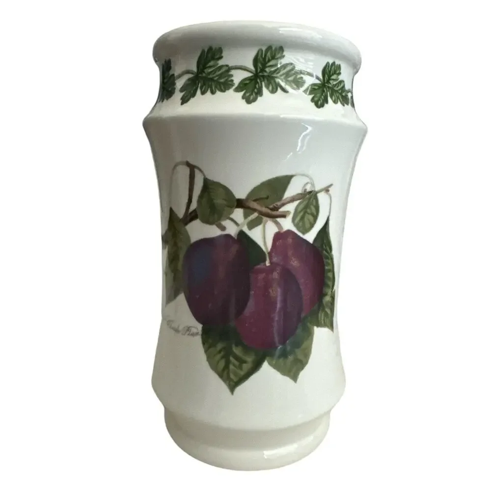 Portmeirion Pomona Botanic Spice Jar Vase Utensil Jar Made in England